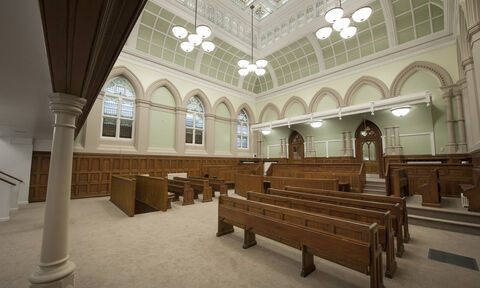 Image of the Middlesbrough Town Hall installation.